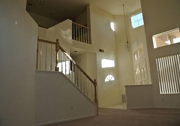 In Living room looking at front door