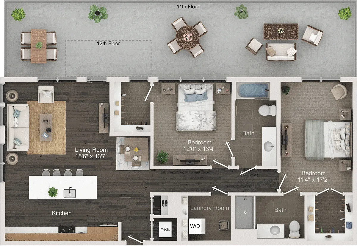 Floor plan B6PH