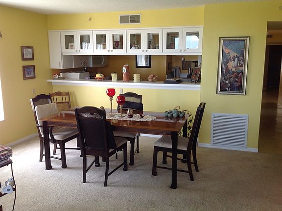 Dining room and kitchen