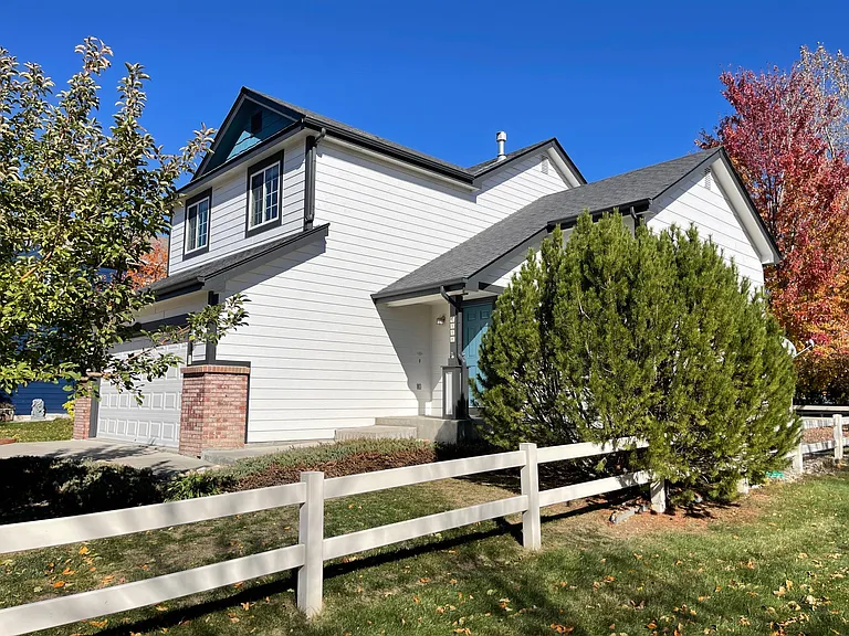 Lot is very private, with one side and the backyard backing to open spaces
