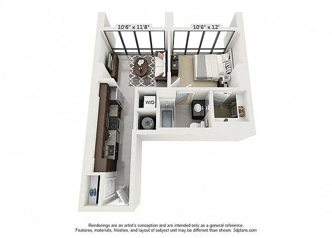 Floor plan A1C