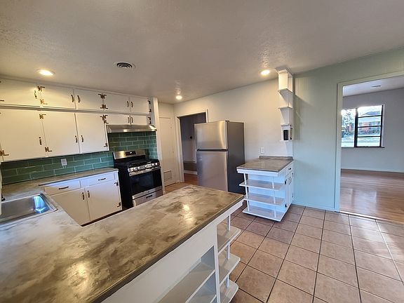 Kitchen view from the back door