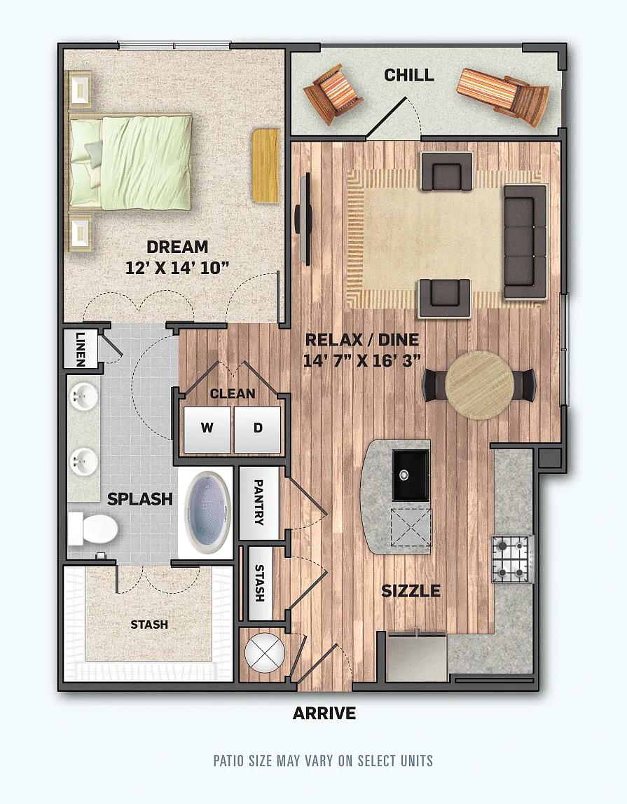Floor plan A1D