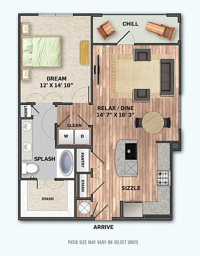 Floor plan A1D