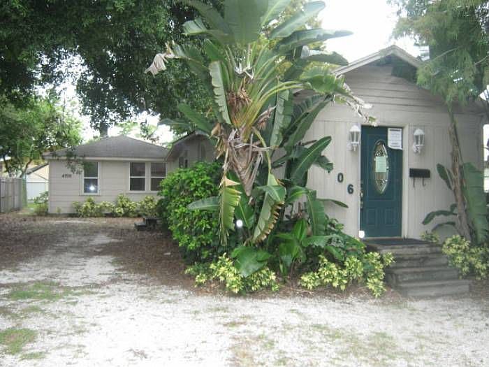 front of the property