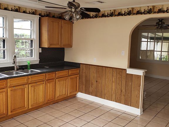 Kitchen nice size and room for table.