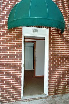 Office entrance from driveway.