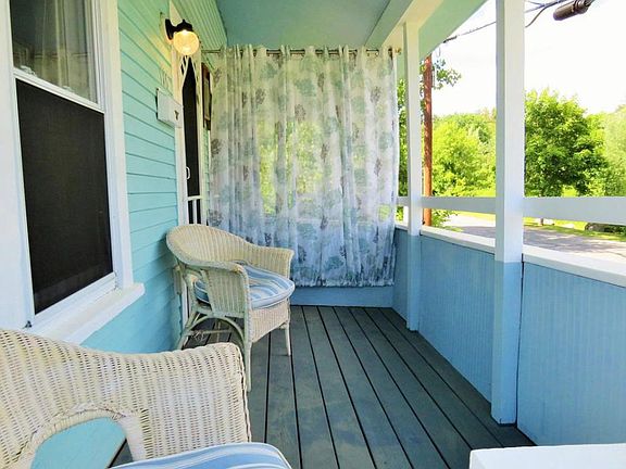 Shared but private front porch overlooking the tranquil, natural area park