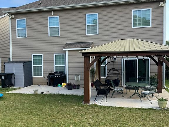 Storage at the end of the rear left of the house