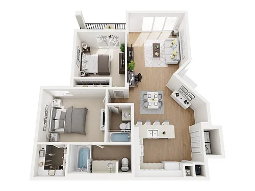 Floor plan Promenade Court