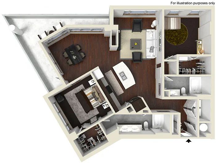 Floor plan B3