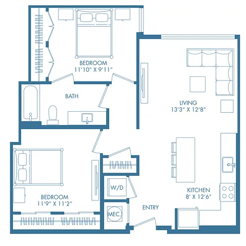 Floor plan A19D