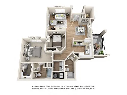 Floor plan Blue Ridge - Trail Ridge