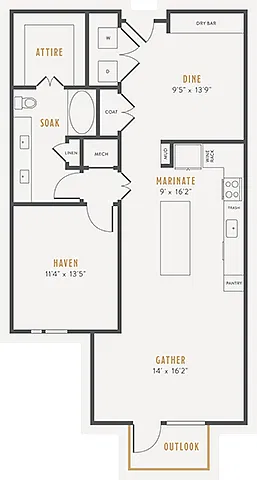 Floor plan A20