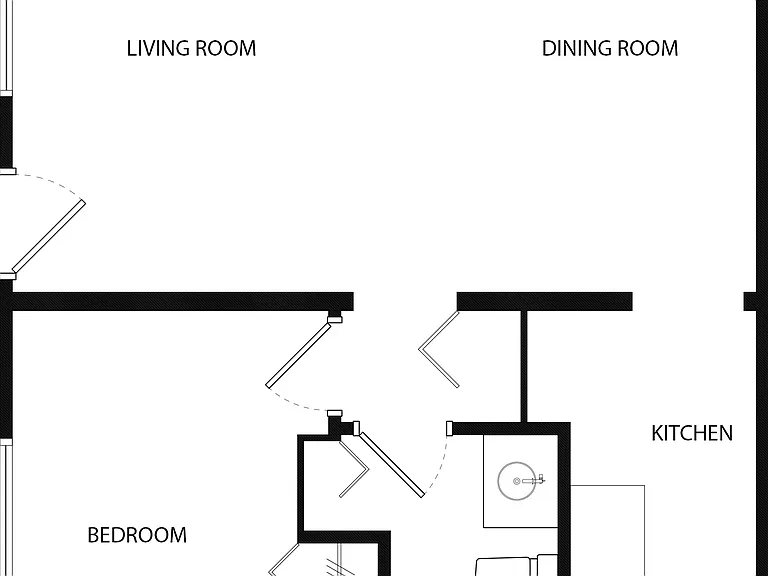 1 BEDROOM LAYOUT