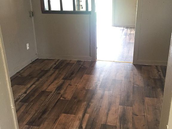 View from bedroom into living room