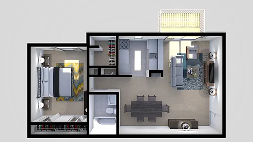 Floor plan 1 Bedroom