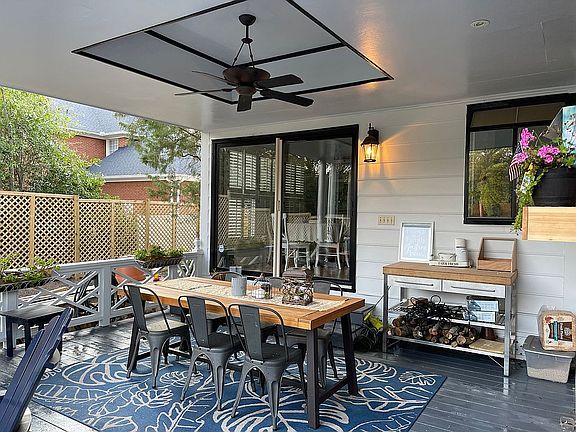 Patio outside the kitchen