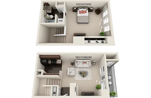 Floor plan 1X1D