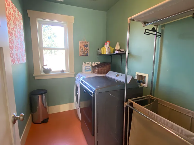 Laundry room at top of stairs on 2nd level