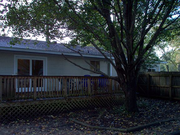 back yard view of house