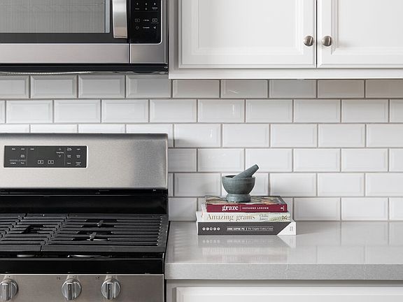 An additional view of the kitchen details.