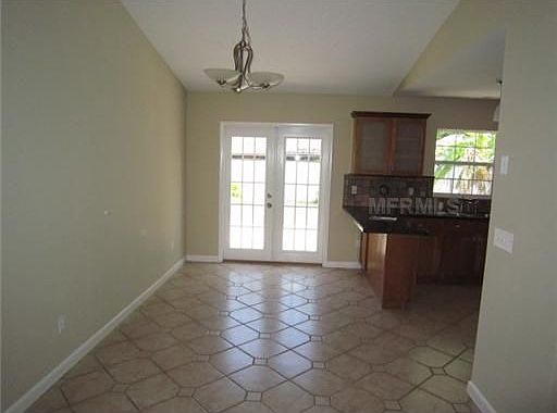 entry view - dining room