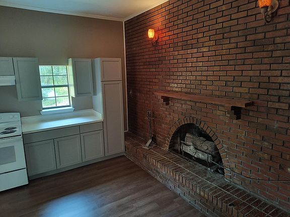 kitchen fireplace