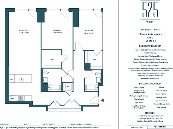 2nd image of 525 W 52nd St APT 2LN