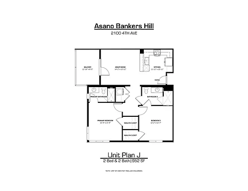 Floor plan Plan J