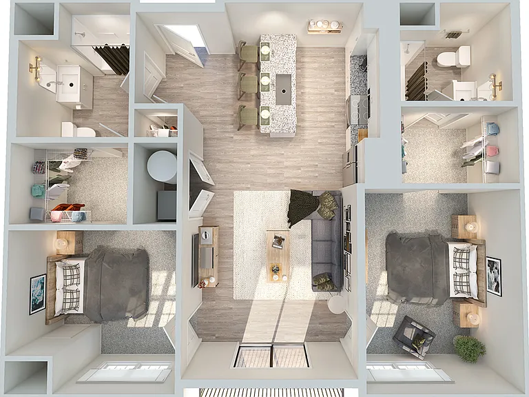 Park Lamont Apartments & Townhomes — Photo 16