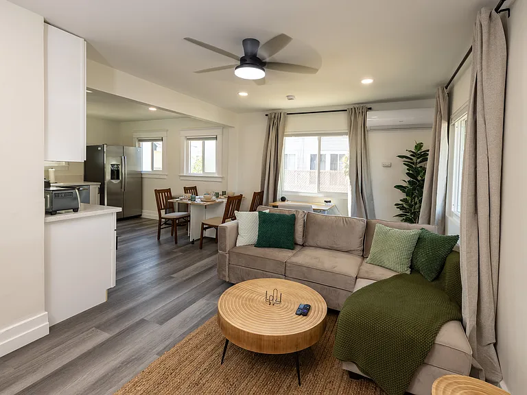 Open concept living/dining/kitchen