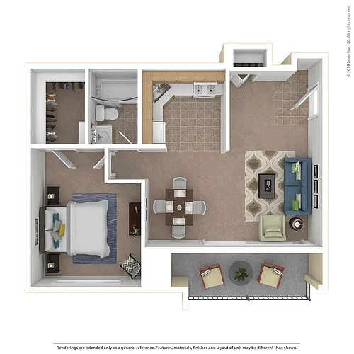 Floor plan 1X1