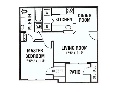 Floor plan The Gardenia