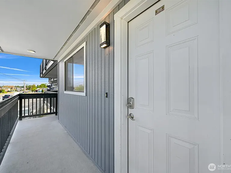 Entrance door for unit #210
