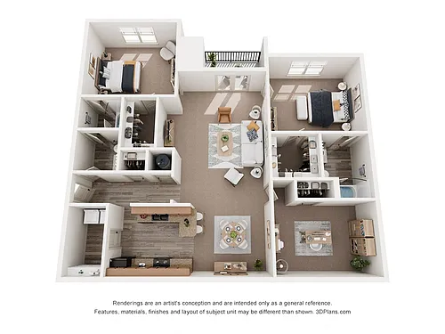 Floor plan 2 Bedroom