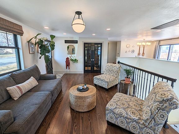 Doors to the flex space/home office.