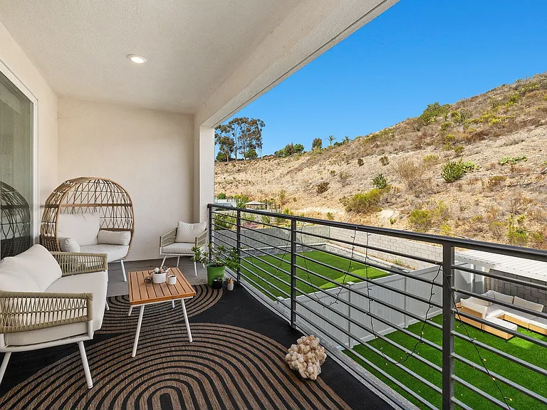 Balcony off Living Area