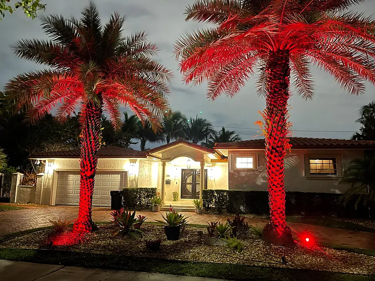 Front landscape lights