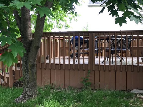 back deck off kitchen