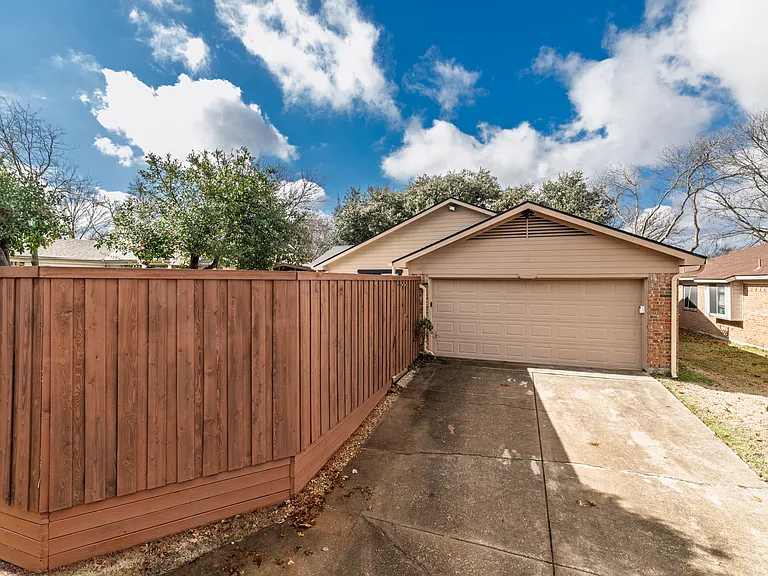 Single family home nestled in a cul-de-sac in a safe Frisco neighborhood - parking via the garage around the back of the home