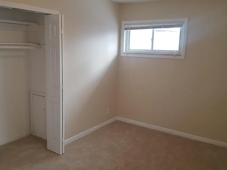 Bedroom 1 with oversized closets