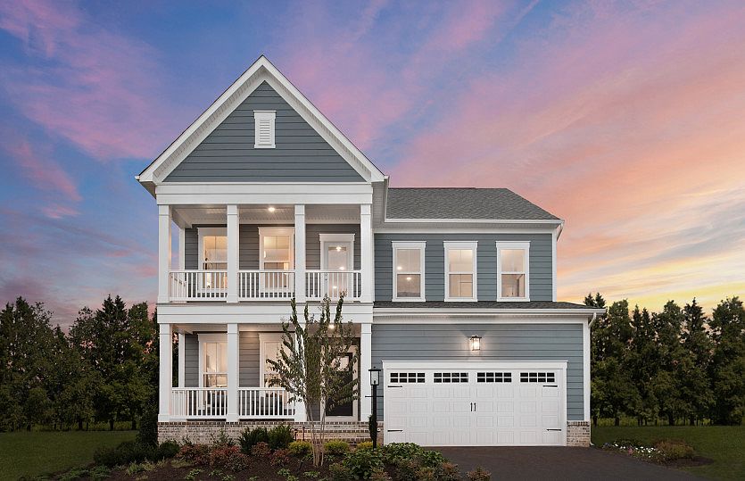 Model Representation - Continental Exterior - Elevation 5 at Potomac Shores