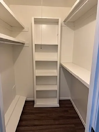 Master bedroom closet