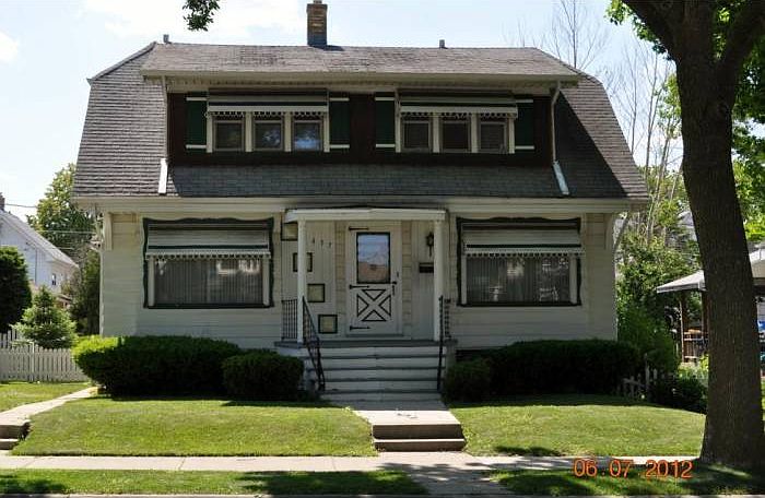front of property