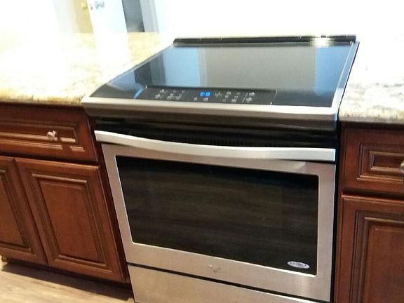 Brand new stainless steel appliances