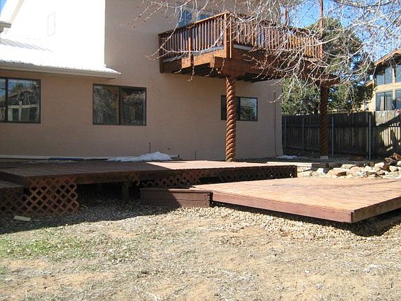 Back Patio and Upper Deck