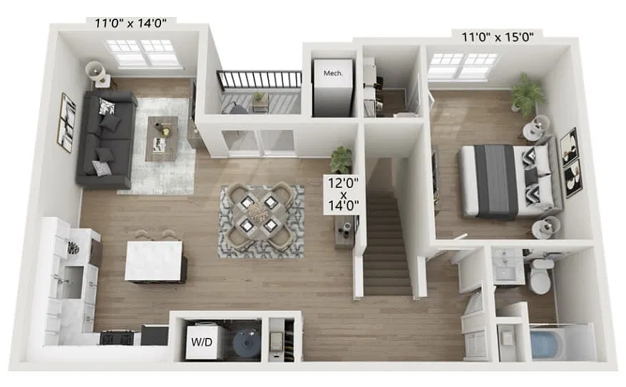 Floor plan The Birch
