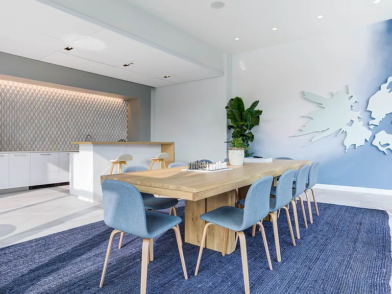 Clean, modern, and welcoming_perfect for casual meals or creative moments.