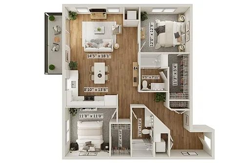 Floor plan Isles C